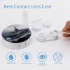 FekiLoot Aircraft Carrier Contact Lens Cases, Cute Contact Lenses Lens Box Set Outdoor Mini Contact Lens Soak Storage Kit with Mirror Daily Vision Care And Outdoor Use view 3