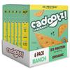 cadootz! Organic Kids Protein Crackers - 5g Protein Snack, Gluten Free, No Seed Oils, No Artificial Dyes - Healthy School Lunch Snack for Kids - 6 Pack (Ranch - 6 Pack) view 1