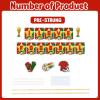 I Love Football Cake Topper Banner,Pre-Strung Soccer Match Cake Topper Garland & Cupcake Toppers,6pcs Sports Birthday Themed Party Supplies for Soccer Fans view 3