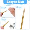 120 Pcs Systolic Shoelace Tips, Clear Heat Shrink Shoelaces Shortening Repair Aglet Tips Sneaker Shoe Lace for Shoe Strings DIY Shoelace Heads Hoodies Clothing Rope Heads (3 Sizes) view 4