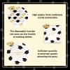 100PCS Graduation Plates and Napkins Set, Black and White Graduation Decorations includes Congrats Grad Plates Class Of 2026 Plates and Napkins, for College High School Graduation Party, Serve 25 view 4