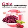 WEIJUEJIYI Froze-dried Beetroot Chunks 90g, Dried vegetables, vegetarian view 4