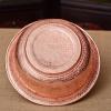 Hand-Hammered Copper Penzi, Portable Pedicure Foot Soak Bowls, Fire Bowl for Camping Picnic Incinerator Barrel, 40cm view 3
