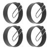 evhooe Stainless Steel Egg Set of 4, Pancake, Egg for Fried Eggs, Mini Pancakes & More, Easy to Use, Non Stick view 3