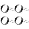 evhooe Stainless Steel Egg Set of 4, Pancake, Egg for Fried Eggs, Mini Pancakes & More, Easy to Use, Non Stick view 4