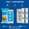 Healspot High Fiber Snacks Pure Plant Protein Chips, 9g Fiber, 12g Protein, Low Carb and Keto Snacks, Pocket-Size High Protein Crackers Variety Packs(Barbacue, Sweet Waffle, Sea Salt&Vinegar) view 3