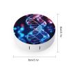 FekiLoot DNA Genetic Helix Contact Lens Cases, Cute Contact Lenses Lens Box Set Outdoor Mini Contact Lens Soak Storage Kit with Mirror Daily Vision Care And Outdoor Use view 2