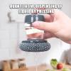 2026 New Comfort Grip Soap Dispensing Kitchen Scrub with 4 Cleaning Balls, Soap Dispensing Dish Brush, Replaceable Cleaning Brush, for Cleaning Dishes, Pots, Pans & Sinks (3pcs) view 3