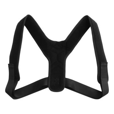 KAILIKETIY Adjustable Posture Corrector Back Brace Black Breathable Invisible Humpback Correction Belt for Adults Sitting Posture Support