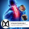KAILIKETIY Adjustable Posture Corrector Back Brace Black Breathable Invisible Humpback Correction Belt for Adults Sitting Posture Support view 3