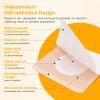 Oil Belly Button Patch, 200Pcs Oil Patches, Self-Adhesive, Organic Cotton, Leak-Proof & Breathable Oil Pack Wrap, No Wash view 4