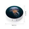 FekiLoot 3D Jellyfish Contact Lens Cases, Cute Contact Lenses Lens Box Set Outdoor Mini Contact Lens Soak Storage Kit with Mirror Daily Vision Care And Outdoor Use view 2