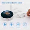 FekiLoot 3D Jellyfish Contact Lens Cases, Cute Contact Lenses Lens Box Set Outdoor Mini Contact Lens Soak Storage Kit with Mirror Daily Vision Care And Outdoor Use view 3