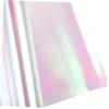 COMPUKAS Iridescent Rainbow Cellophane Wrapping Paper 56cm X 10 Yards Roll, 5.8 Mil Thick Floral Wrapping Material for Bouquet Packaging, DIY Decorative Wrap for Flower Arrangements view 3