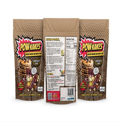 POWKAKES Protein Pancake Mix and Waffle Mix, Chocolate Chip (6, Chocolate Chip)