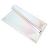 HEALEEP Iridescent Wrapping Paper Roll 56cm X 10 Yards, 5.8 Mil Floral Cellophane Wrap for Flower Bouquets and Basket Packing, DIY Rainbow Holographic Packing Paper for Party Decorations view 1