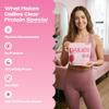 DAILIES Clear Protein Powder, Sugar Free Flavor, 20g Whey Isolate & 100 Calories per Serving, Light & Refreshing Protein Shake Drink Mix for Pre or Post Workout, 15 On the Go Stick Packs (Strawberry) view 4