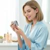Electric Nail Clipper with LED Light & Magnifier, Rechargeable 3-Speed Trimmer for Seniors, Kids, Adults - Safe Home Nail Care Tool with Dual Blades (Gray) view 3