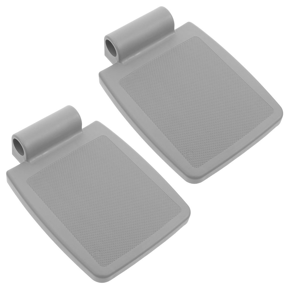 2pcs Replacement Wheelchair Footrest Footplates Universal Sturdy Leg Rest Parts for Elderly Mobility Support in Equipment