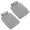 2pcs Replacement Wheelchair Footrest Footplates Universal Sturdy Leg Rest Parts for Elderly Mobility Support in Equipment view 1