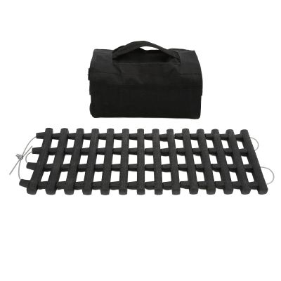 Aoaoy Tire Traction Mat, Traction Boards, Portable Anti Skid Strong Grip Tyre Recovery Track Board for Snow, Ice, Mud, and Sand, Emergency Devices with Bag for Cars SUVs Minivans (80cm long)