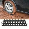 Aoaoy Tire Traction Mat, Traction Boards, Portable Anti Skid Strong Grip Tyre Recovery Track Board for Snow, Ice, Mud, and Sand, Emergency Devices with Bag for Cars SUVs Minivans (80cm long) view 2