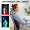 AOCPO 3 in 1 Lumbar Massage Pillow, Deep Kneading Back Massager for Pain Relief, Ergonomic Lumbar Support Cushion, for Home Office Car view 3