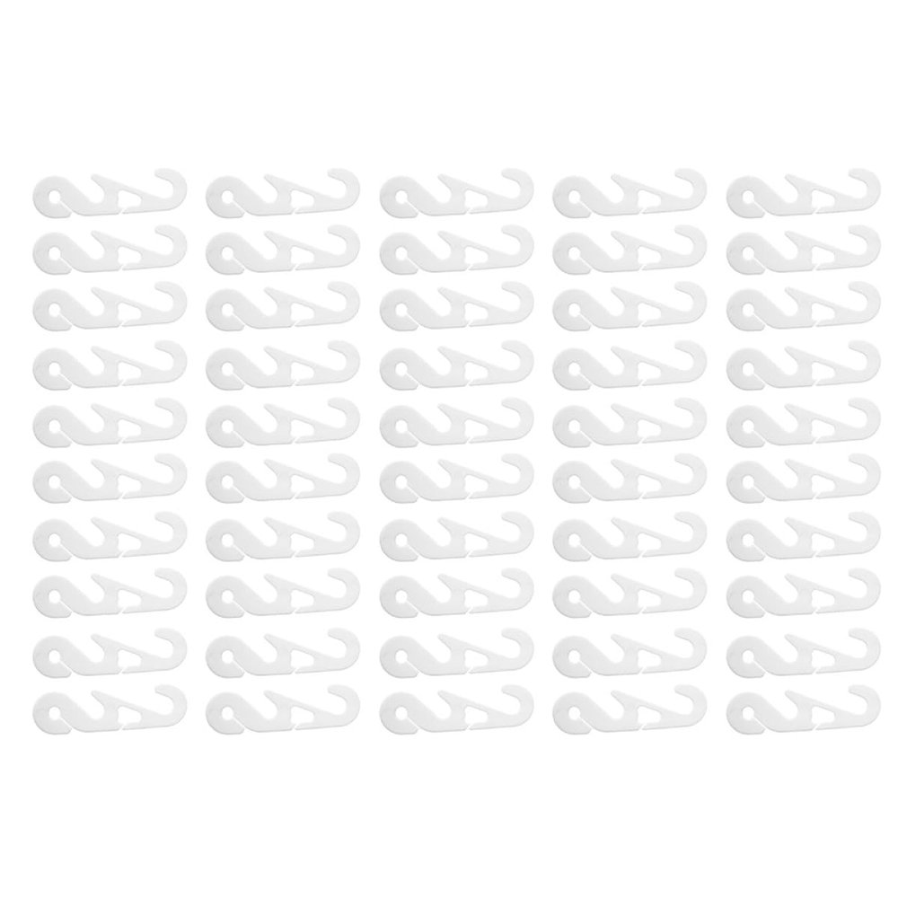 Ipetboom 50pcs White Mask Strap Extenders Ear Strap Buckles Non-Slip Face Mask Hook Ear Suitable for Adults and Outdoor Activities
