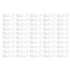 Ipetboom 50pcs White Mask Strap Extenders Ear Strap Buckles Non-Slip Face Mask Hook Ear Suitable for Adults and Outdoor Activities view 1