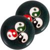 OFFIGAM Metal Hand Massage Balls 47mm Palm Exercise Rolling Hand Therapy Massage Tools Stress Relief 2pcs Colorful Enamel Finish Wellness Relaxation view 1