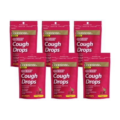 GoodSense Cough Drops Original Cherry 5.8 Mg, 30 CT (Pack of 6)