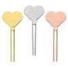 DINHEAROM 3pcs Heart Shaped Toothpaste Keys, Metal Tube Keys Squeezer for Bathroom Cosmetics Daily Life,Toothpaste Tubes Squeezing Auxiliary Tool view 1
