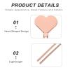 DINHEAROM 3pcs Heart Shaped Toothpaste Keys, Metal Tube Keys Squeezer for Bathroom Cosmetics Daily Life,Toothpaste Tubes Squeezing Auxiliary Tool view 3