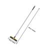 WATIIFUFU Long Handle Floor Scrub Brush with Stiff Bristles Bathroom Floor Scrubber Brush with Squeegee for Shower view 2