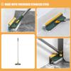 WATIIFUFU Long Handle Floor Scrub Brush with Stiff Bristles Bathroom Floor Scrubber Brush with Squeegee for Shower view 3