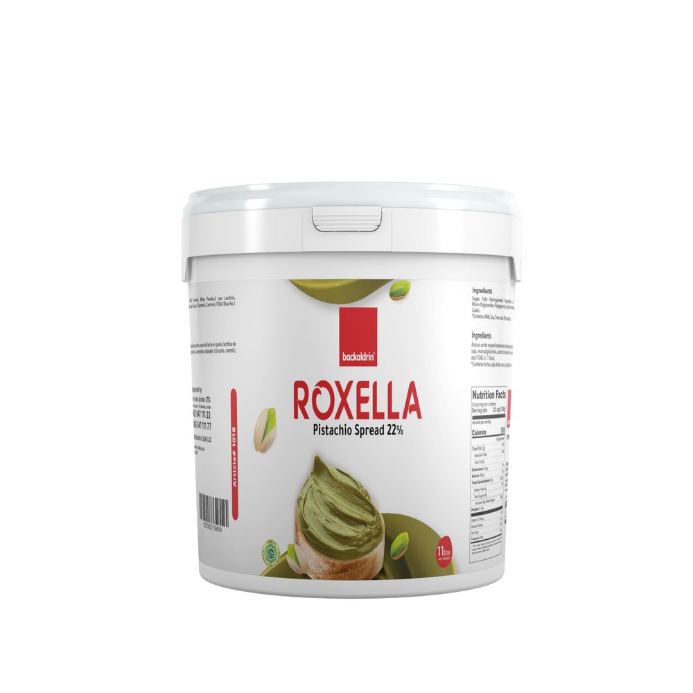 Premium Pistachio Spread 22% 11 lb Smooth & Creamy Pistachio Butter Rich Nutty Flavor for Baking, Desserts & Food Service