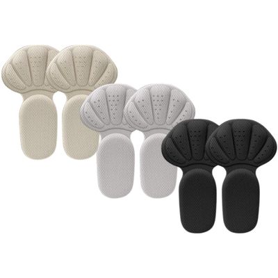 DIYEAH 3 Pairs Self-Adhesive Heel Cushion Inserts Back Heel Pads Anti-Slip Protector for Foot Care