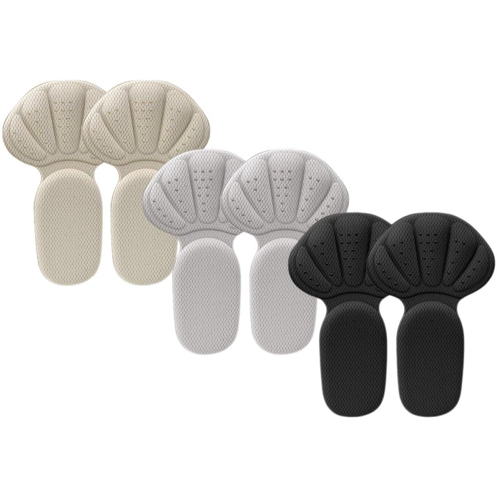 DIYEAH 3 Pairs Self-Adhesive Heel Cushion Inserts Back Heel Pads Anti-Slip Protector for Foot Care