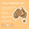 Brekky Mix Granola | Low Sugar Breakfast Granola | No Refined Sugar, No Seed Oils, No Artificial Ingredients | All Natural Healthy Granola Cereal | 12oz (Choose Your Flavor) (1, Original) view 3