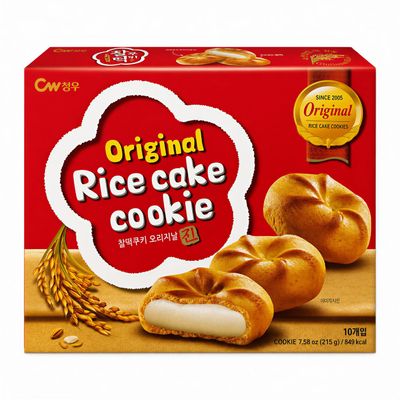 CW Korean Snack Original Butter Mochi Cookies,10 count, 258 g