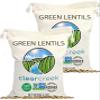 CLEAR CREEK Green Lentils | Project Non-GMO Verified | 8 lb (2-4 lb bags) | Vegan | Non-Irradiated (Will Sprout) | Kosher | Vegan view 1