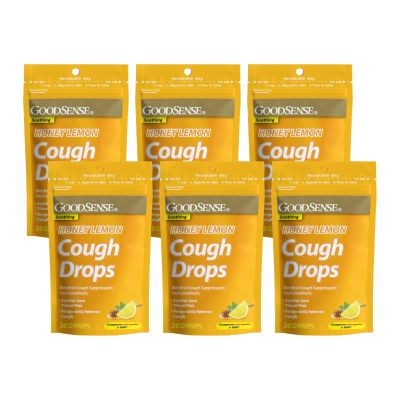 GoodSense Cough Drops Original Honey Lemon 7.5 Mg, 30 CT (Pack of 6)