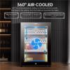 50 Liter Electric Cigar Humidor Cabinet Cooling Heating System Holds 300 Cigars with 4 Drawers Tempered Glass Door(Winecabinet) view 4