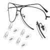 16mm Silicone Nose Pads Replacement Nose Pieces for Ray-Ban RB3539 Sunglasses - 4 Pairs Silver Nose Cushion view 1