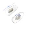 16mm Silicone Nose Pads Replacement Nose Pieces for Ray-Ban RB3539 Sunglasses - 4 Pairs Silver Nose Cushion view 2