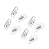 16mm Silicone Nose Pads Replacement Nose Pieces for Ray-Ban RB3539 Sunglasses - 4 Pairs Silver Nose Cushion view 3