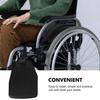 Yardwe Wheelchair Foot Pedal Replacement Pair, Heavy Duty Plastic Footrest for Elderly, Universal Black Wheelchair Legrest Accessory for Mobility Aid view 3
