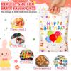 100 PCS Birthday Party Favor Bags - 6.5 x 9.8 Inch Happy Birthday Goodie Bags with Handles - Plastic Gift Treat Bags for Kids Girls & Boys, Party Supplies, Packaging Candy, Toys and Party Favors view 4