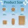 120Pcs Breathable Fabric Small Bandages, Round Oval and Square Flexible Adhesive Strips for Face and Small Wounds Protection Care(Hourglass-Shaped) view 2