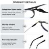 ABETOS Aviator Reading Glasses for Women Men Blue Light Blocking Oval Retro Fashion Double Bridge Computer Reader, Clear Pink Clear Brown+2.0 view 3